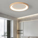 LED Wooden Halo Round Modern Ceiling Light.