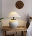 LED Handmade Ceramic Cloth Table Lamp.