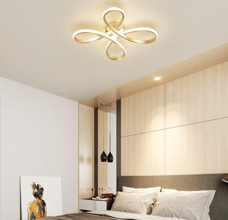 LED Flower Gold Ceiling Light - DWHOME