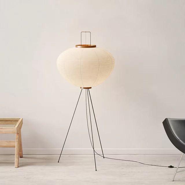 LED Japanese Style Simple Modern Fiber Floor Lamp.