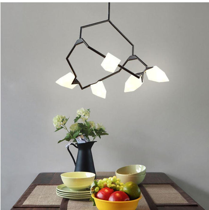 LED Postmodern Peach Tree Design Pendant Light.