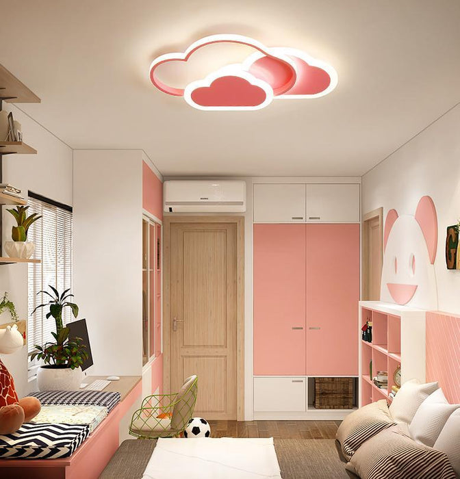 LED Modern Cloud Design Children's Ceiling Light.