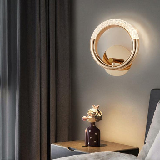 LED Multi-Design Golden Ring PendantCeilingWallTable Light.