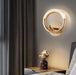 LED Multi-Design Golden Ring PendantCeilingWallTable Light.