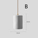 LED New Modern Simple Ceramic Pendant Light.