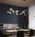 LED Modern Bulbs & Wheel Pendant Light.