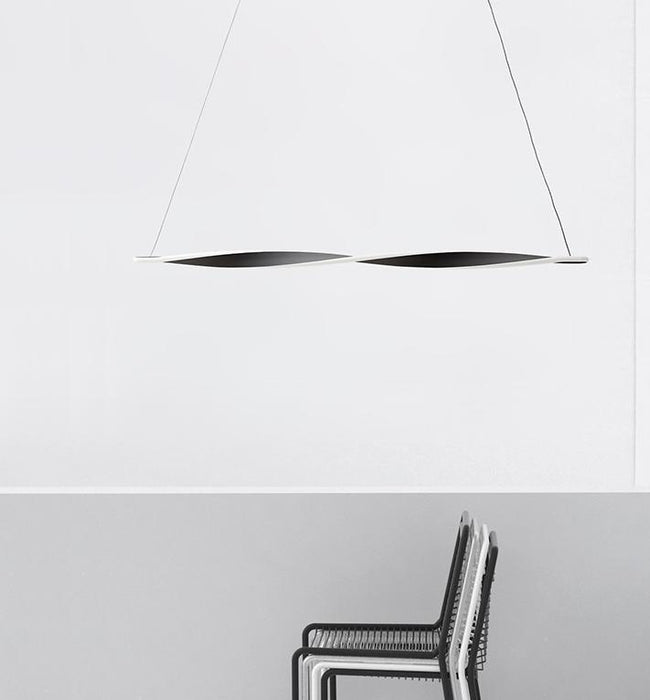 LED DUAL Spiral Office Pendant Light.