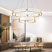 LED Ring Metal Pendant Light.