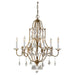 LED Crystal Metal Retro Chandalier.