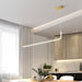 LED Modern Office Linear Pendant Light.