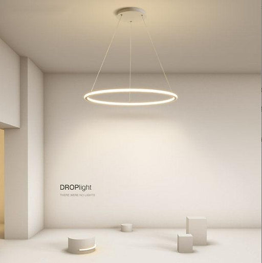 LED Minimalism Circle Pendant Light.