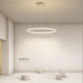 LED Minimalism Circle Pendant Light.