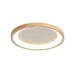 LED Wooden Halo Round Modern Ceiling Light.