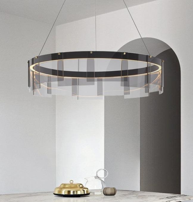 LED Modern-O Round Pendant Light.