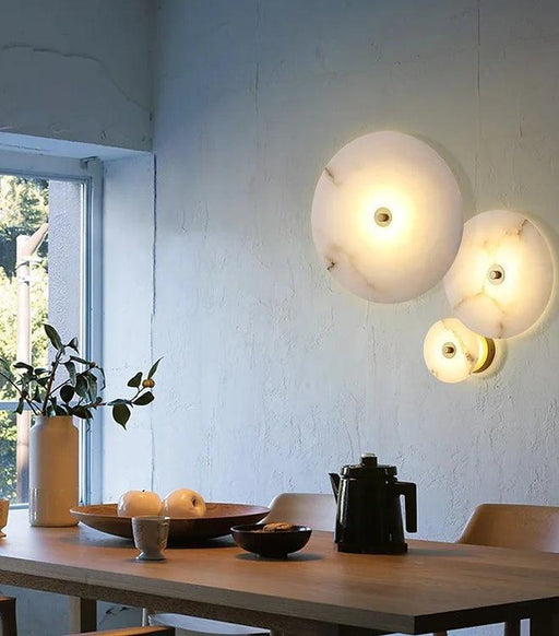 LED Marble Disc Simple Modern Wall Light.