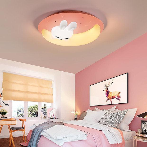 LED Cartoon Rabbit&Cat Design Children Ceiling Light.