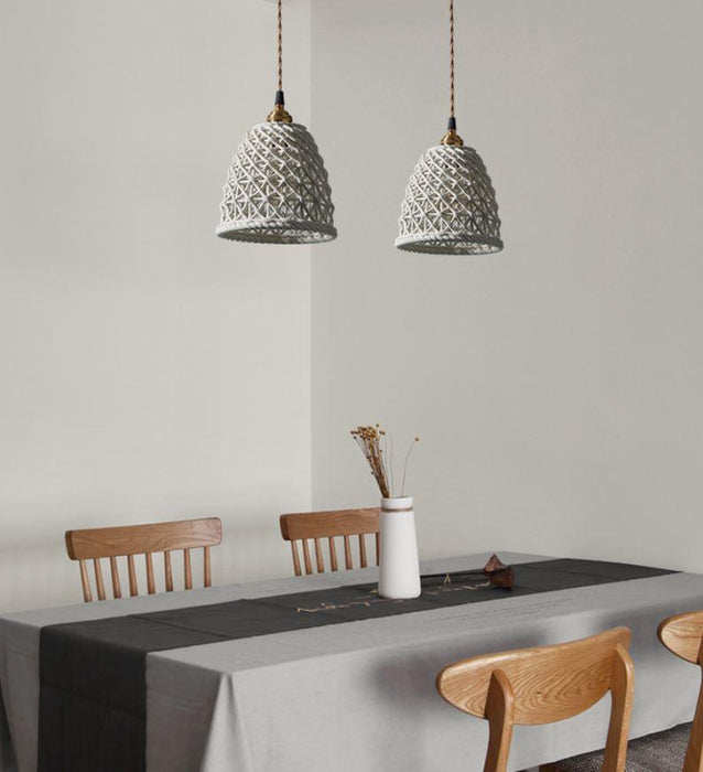 LED Ceramic Japanese Design Pendant.