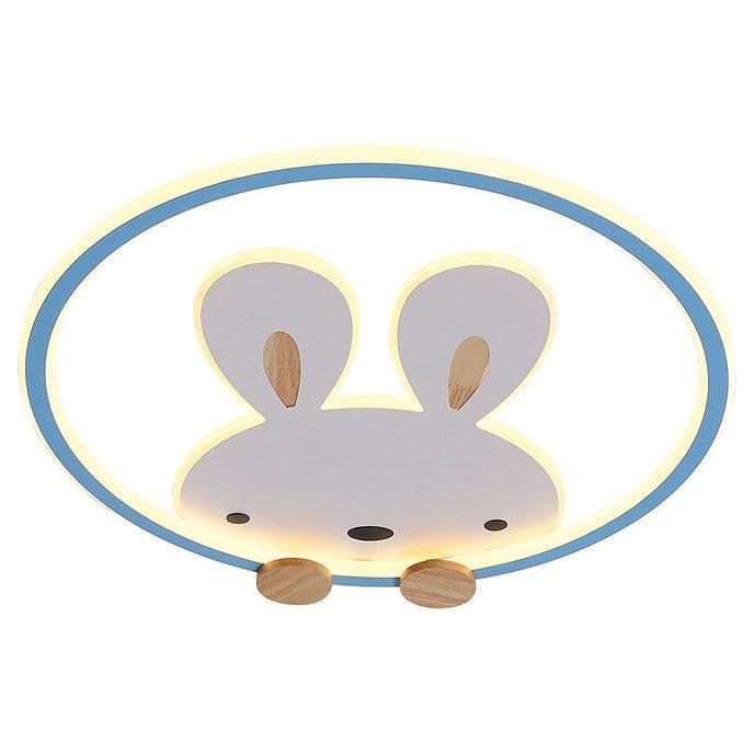 LED Bunny Design Modern Children Ceiling Light.