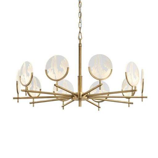 LED Chinese Style Brass Pendant Light.