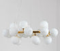 LED Chandelier Molecular Modern Magic Beans DNA for Living Room Dining Room.