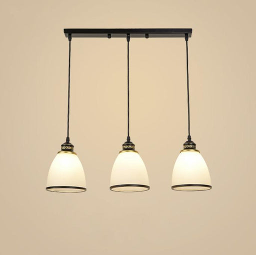 LED American Country Style 3-Light Design Retro Pendant Light.