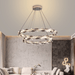 LED Luxury Style Modern Crystal Ring Pendant Light.