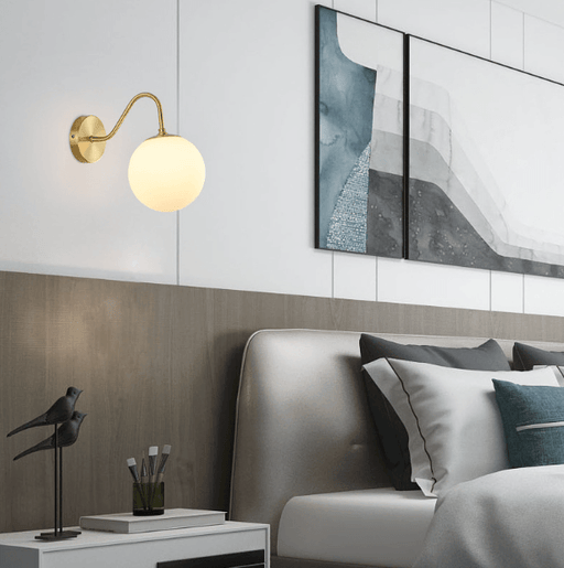 LED Brass Simple Modern Wall Light.