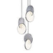 LED Twin Discs Modern Pendant Light.