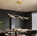 LED Wave Design Modern Pendant Light.