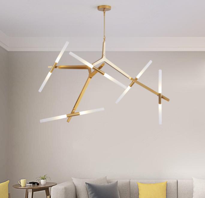 LED Multi-Light Tree Branches Design Pendant Light.