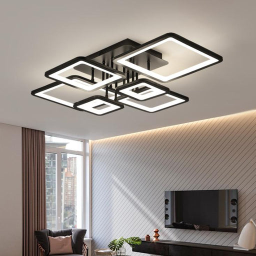 LED Modern Black & White Living Room Ceiling Light.