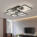 LED Modern Black & White Living Room Ceiling Light - DWHOME