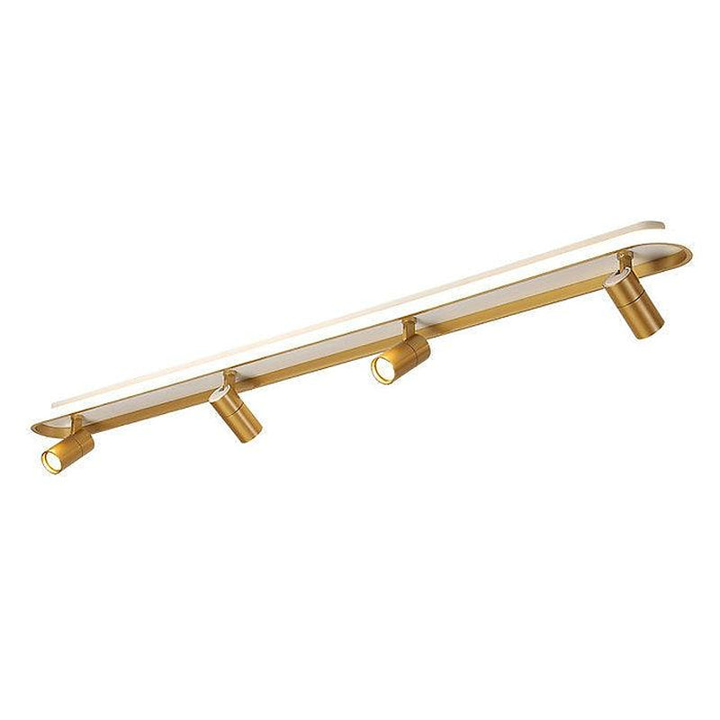 LED Golden Modern Ceiling Mounted Track Light Set-DWHOME