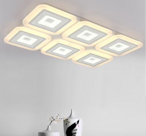 LED Acrylic Square Modern Chinese Design Ceiling Light.