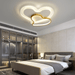 LED Double Hearts Modern Children Ceiling Light.