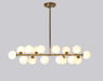 Molecular LED Chandelier Modern Magic Beans DNA for Living Room Dining Room.