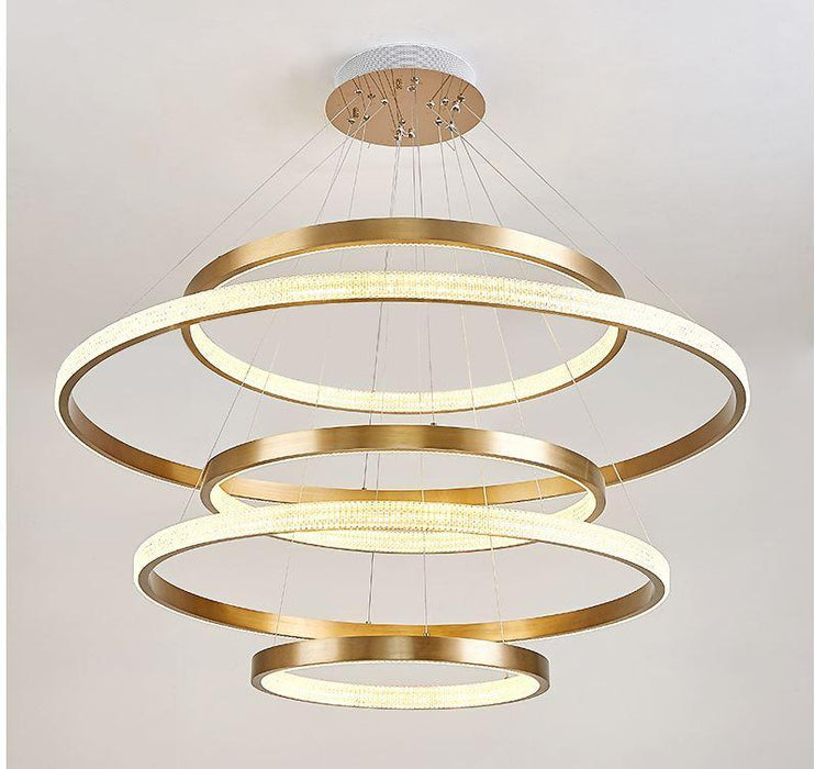 LED Circle Rings Pendant Chandelier.