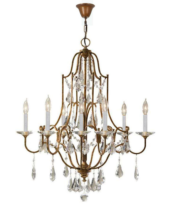 LED Crystal Metal Retro Chandalier.