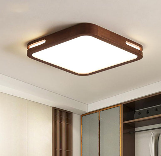 LED Classic Wood Basic Ceiling Light.