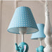 LED Metal Cloth Elephant Chandelier for Children Room.