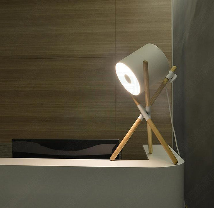 LED SImple Cylinder TableFloor Lamp.