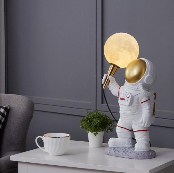 LED Resin Astronaut Creative Table Lamp.