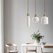 LED Simple Ceramic Pendant Light.