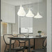 LED Multi-Design Milky White Pendant Light.