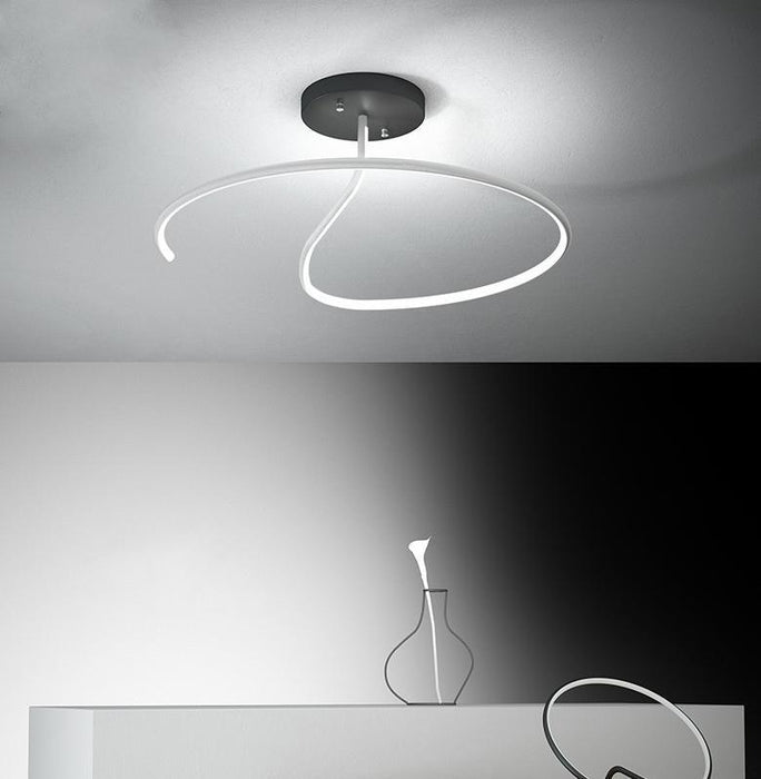 LED Modern Rope with Circle Ceiling Light Series 2.