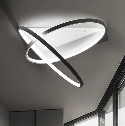 LED Modern TWINS-HALO Ceiling Light.