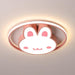 LED Rabbit Design Modern Cute Children Ceiling Light.