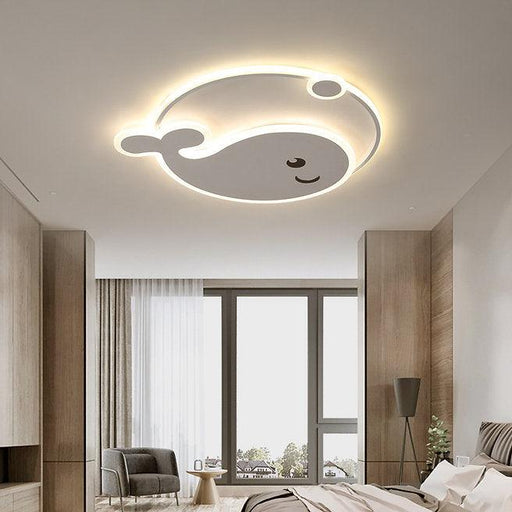 LED Whale Design Children Ceiling Light.