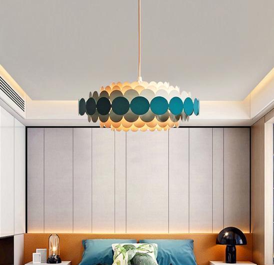 LED Petal Metal Chandelier Pendant.