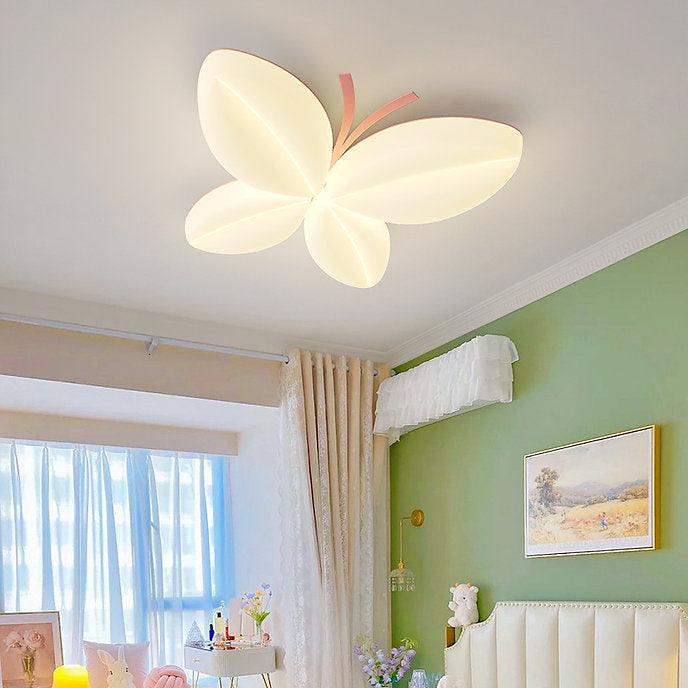 LED Modern PE Butterfly Design Children Ceiling Light.